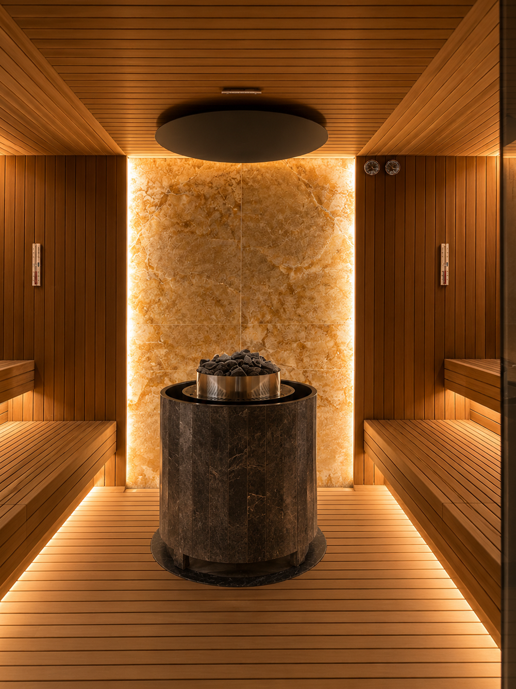 spa, sauna, onice miele, esterno, Grand Hotel Ampezzo, Cortina D'Ampezzo